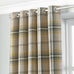 Paoletti Aviemore Tartan Faux Wool Lined Eyelet Curtains