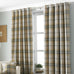 Paoletti Aviemore Tartan Faux Wool Lined Eyelet Curtains