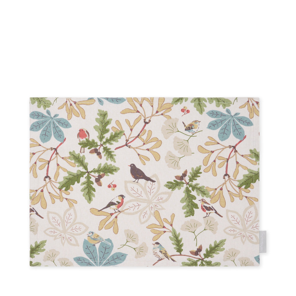 ALL142820WS Sophie Allport Orchard Birds Fabric Placemat Set of 2