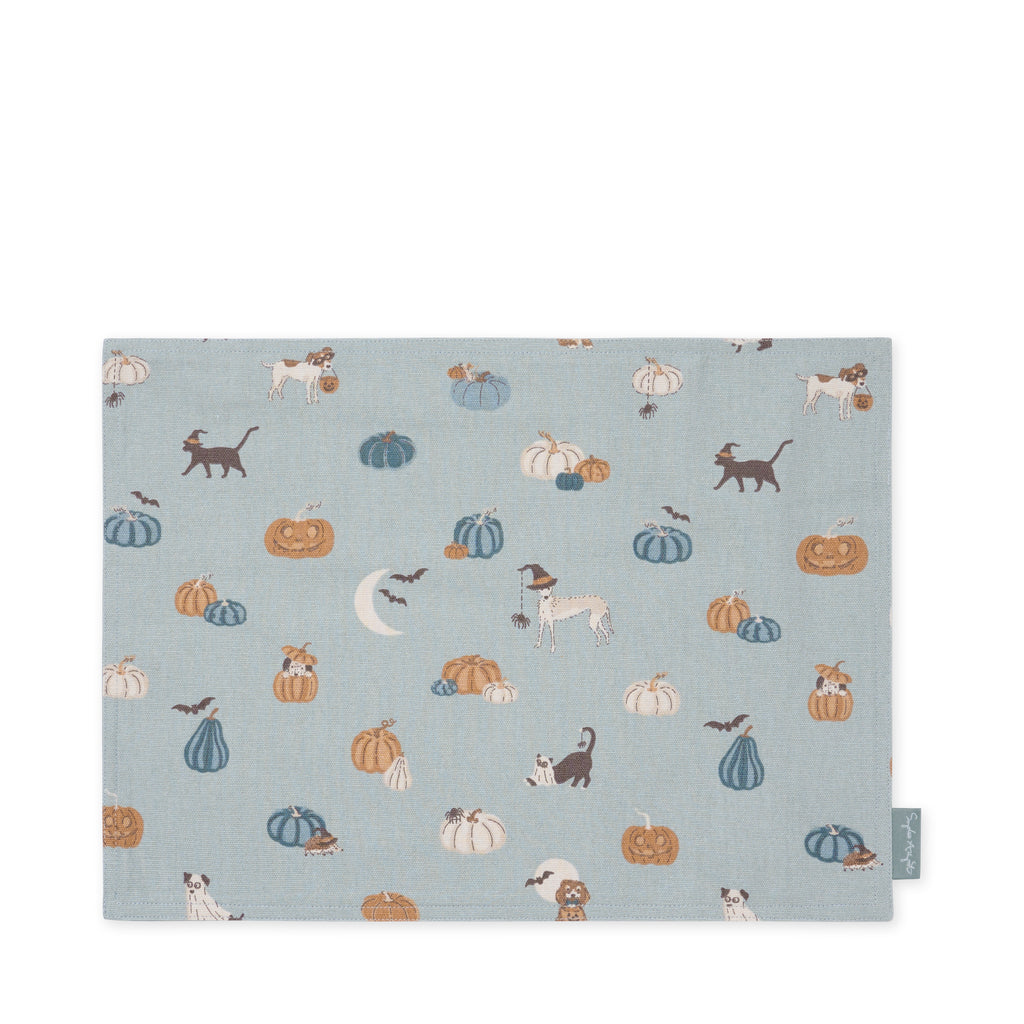 ALL144820WS Sophie Allport Paws & Pumpkins Fabric Washable Placemat Set of 2
