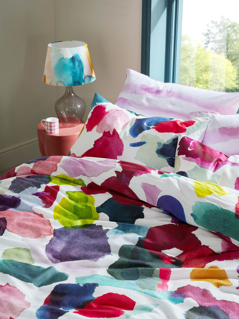 Bluebellgray Abstract Fuchsia Duvet Set