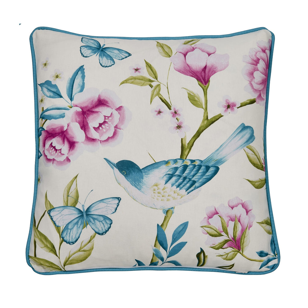 Dreams n Drapes Outdoor Amelle Blue 43cm x 43cm Cushion