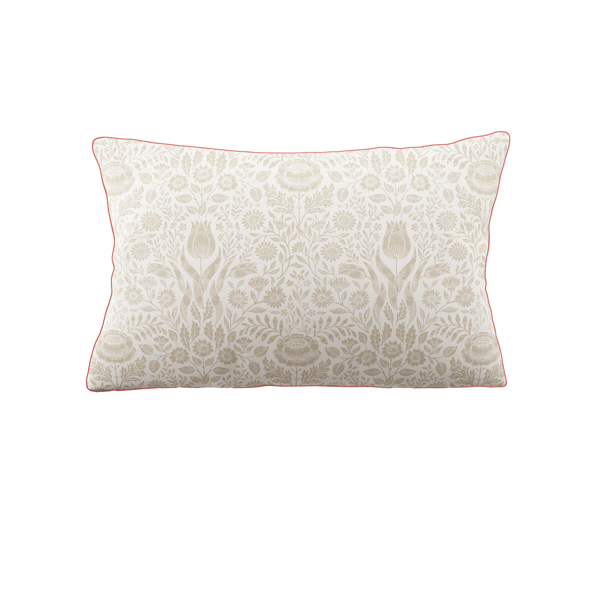 Laura Ashley Ashstead Damask Natural Coral Duvet Set