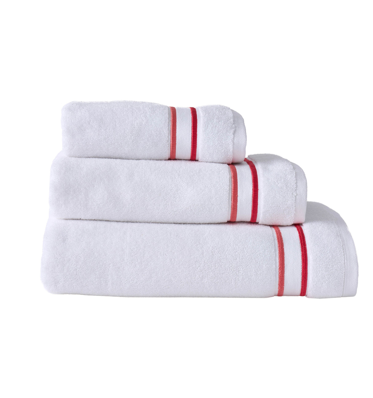 Designers Guild Astor 100% Egyptian Cotton 640gsm Coral Pink Towels