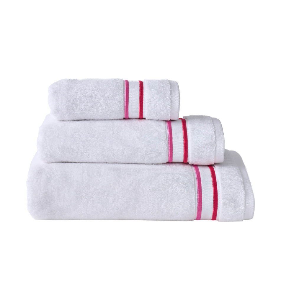 Designers Guild Astor 100% Egyptian Cotton 640gsm Fuchsia Pink Towels
