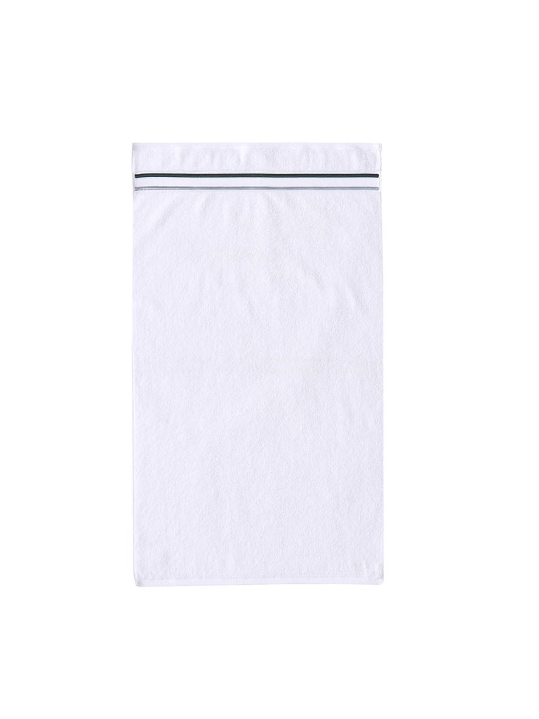 Designers Guild Astor 100% Egyptian Cotton 640gsm Silver & Slate Towels