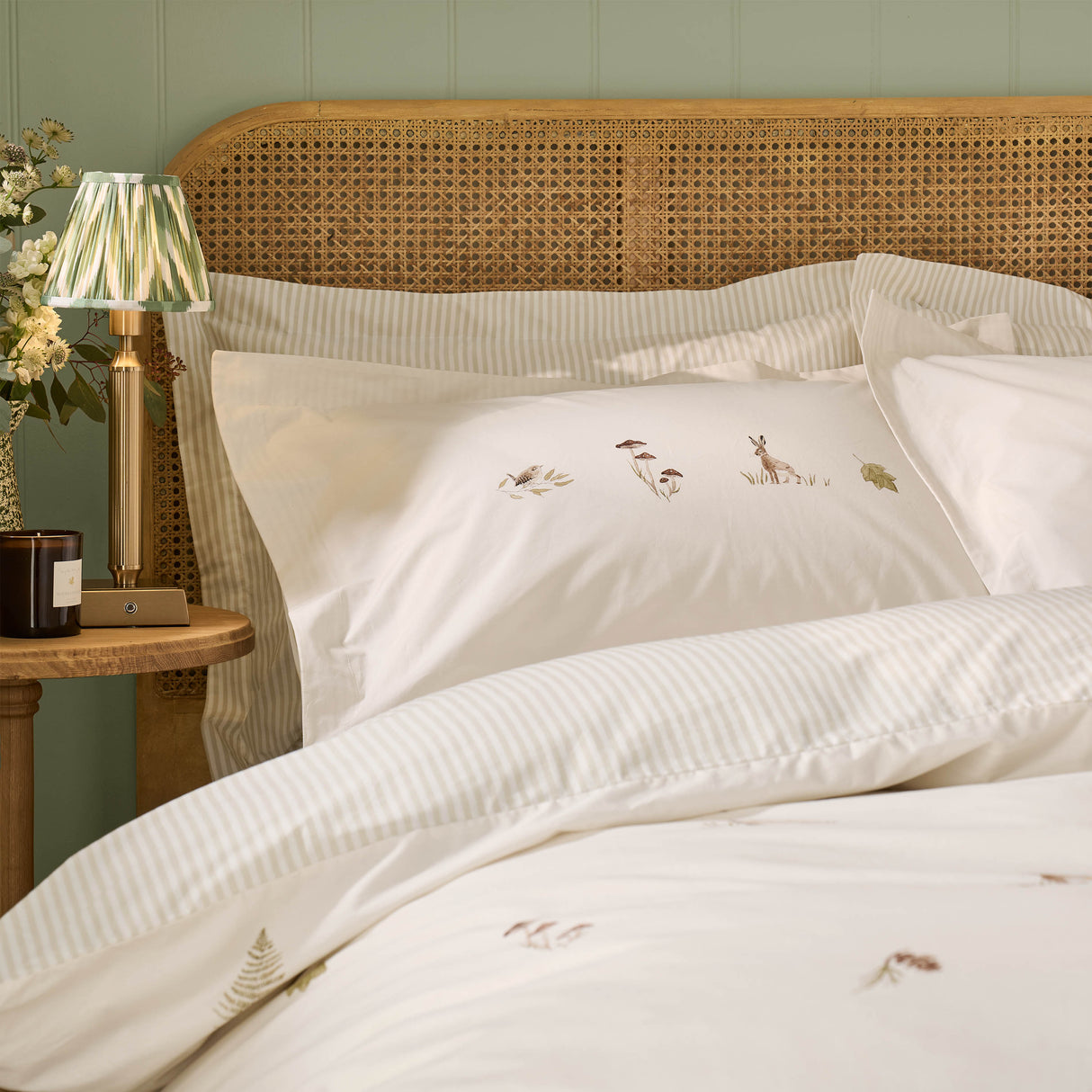 Sophie Allport Autumn Foraging Off White-Natural Duvet Set
