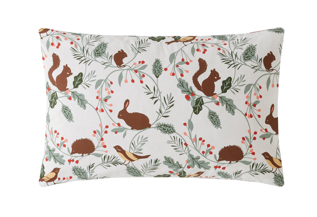 Laura Ashley Autumnal Wood Crimson Red Duvet Set