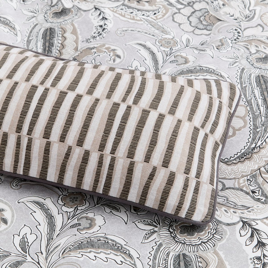 Bedeck of Belfast Kotana Charcoal & Silver Duvet Set