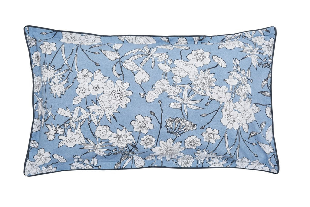 Bedeck of Belfast Liyana Chambray Blue Duvet Set