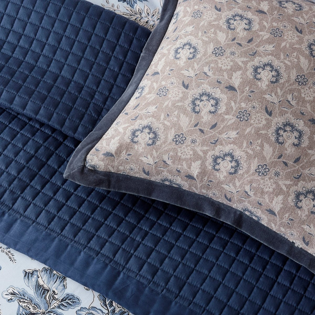 Bedeck of Belfast Lorelei Powder Blue & Linen Duvet Set