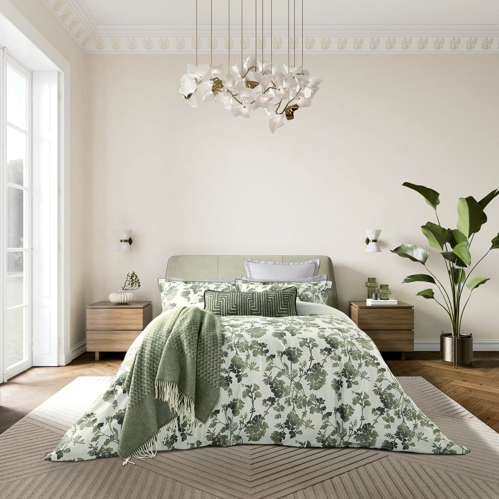 Bedeck of Belfast Yoko Green Duvet Set