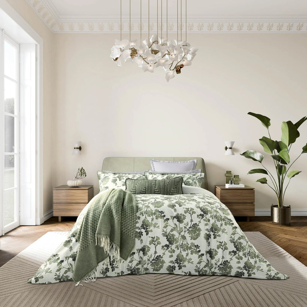 Bedeck of Belfast Yoko Green Duvet Set