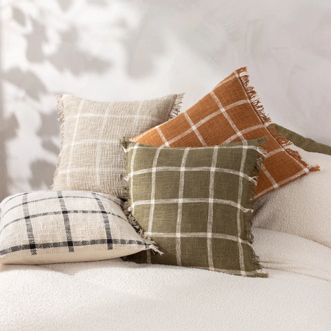 The Linen Yard Beni 45cm x 45cm Filled Cushion