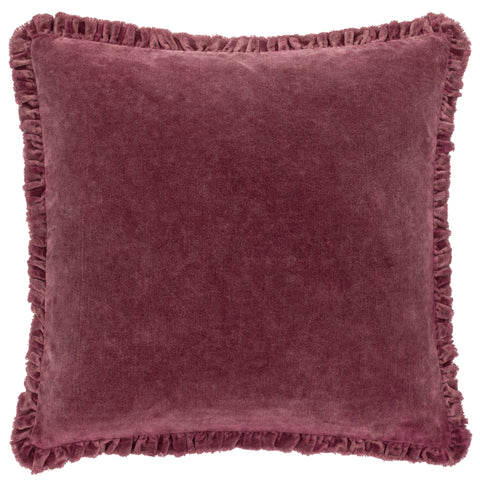 The Linen Yard Bertie Washed Cotton Velvet 45cm x 45cm Cushions