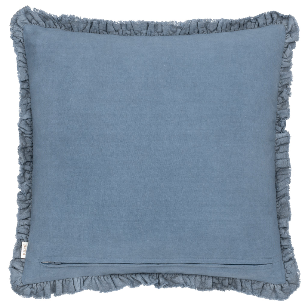 The Linen Yard Bertie Washed Cotton Velvet 45cm x 45cm Cushions