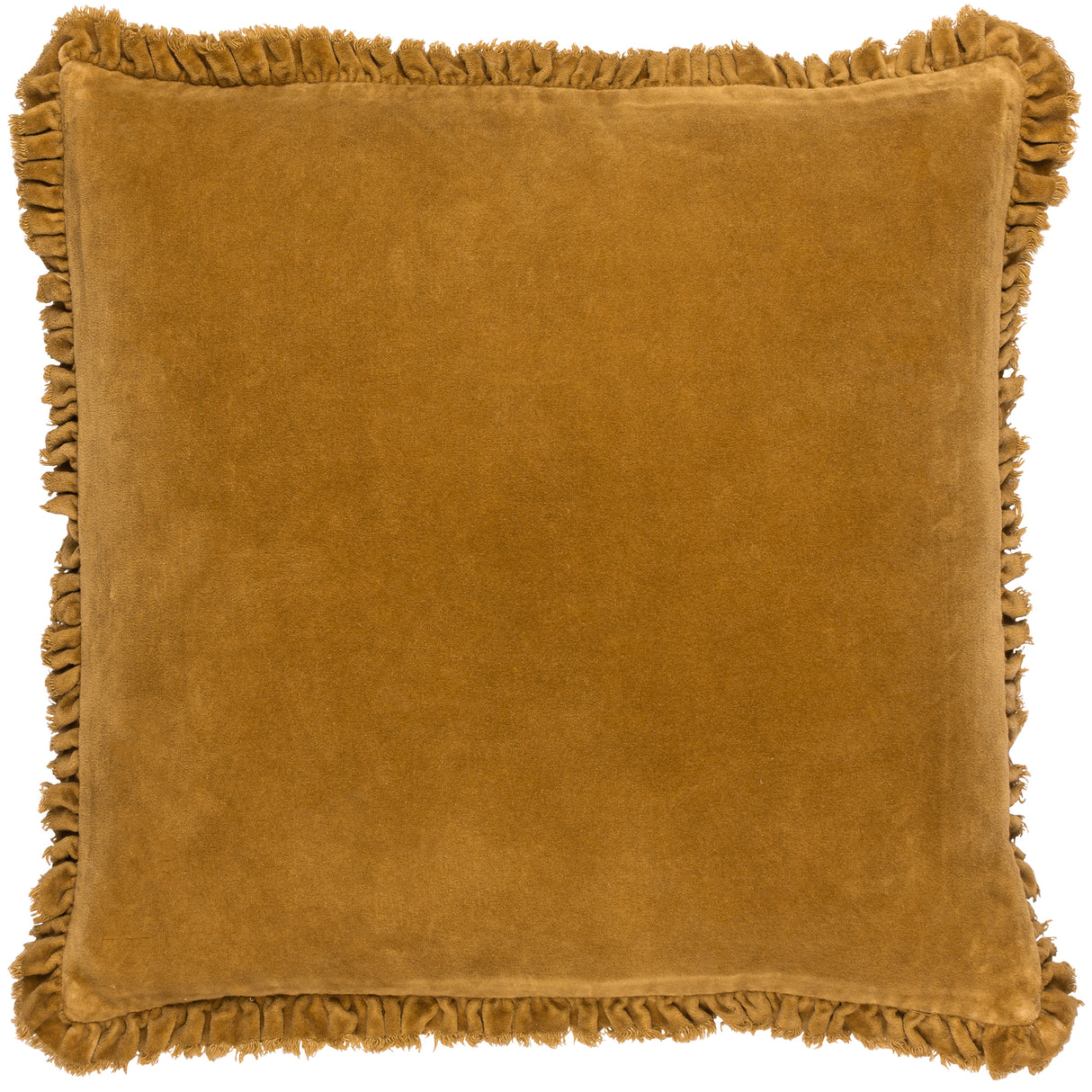 The Linen Yard Bertie Washed Cotton Velvet 45cm x 45cm Cushions