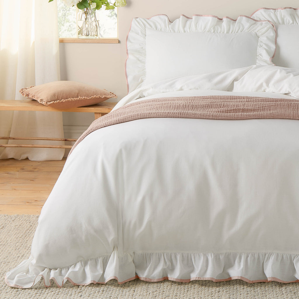 Wylder Nature Blousey Cotton Ruffle Duvet Set