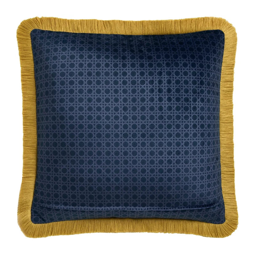 Laurence Llewelyn Bowen Bouquet List Blue 43cm x 43cm Polyester Filled Cushion