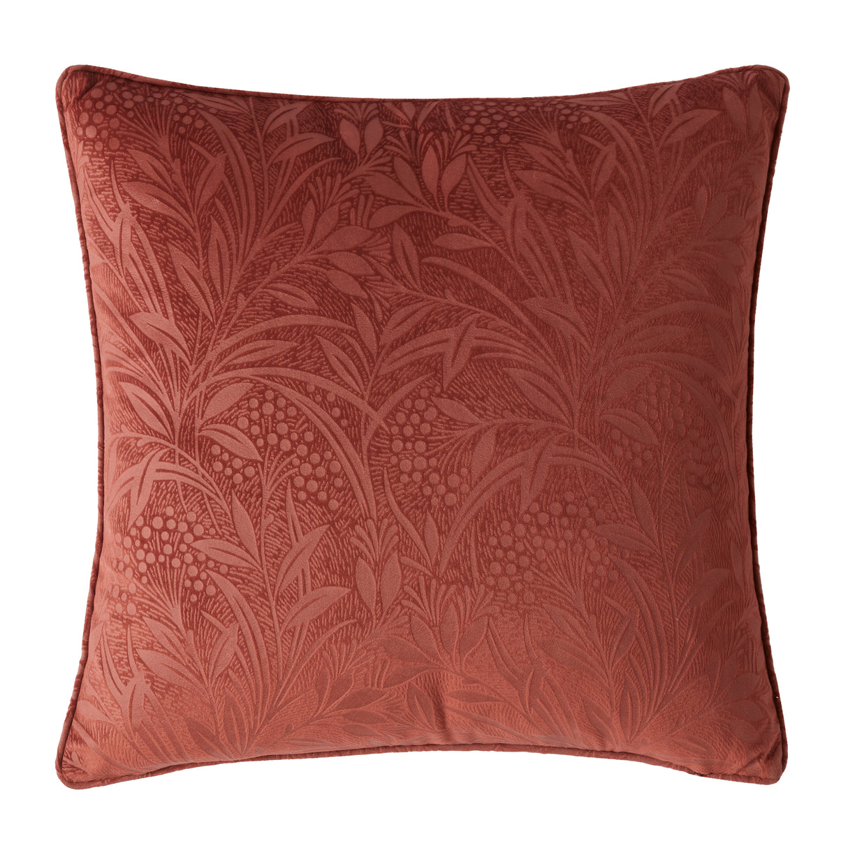 Laura Ashley Barley Embossed Microfibre Filled 50cm x 50cm Cushion