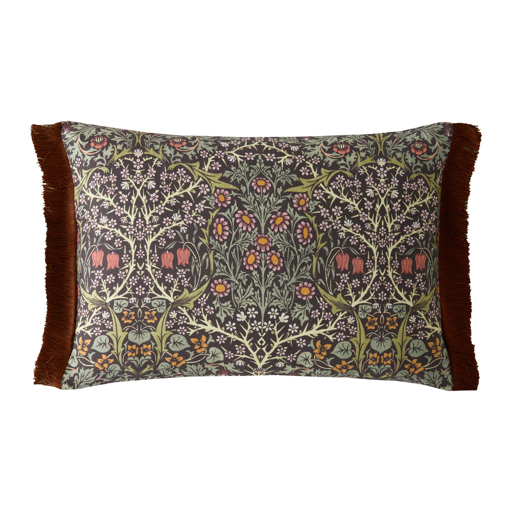 William Morris at Home Blackthorn Midnight Microfibre Filled Cushions