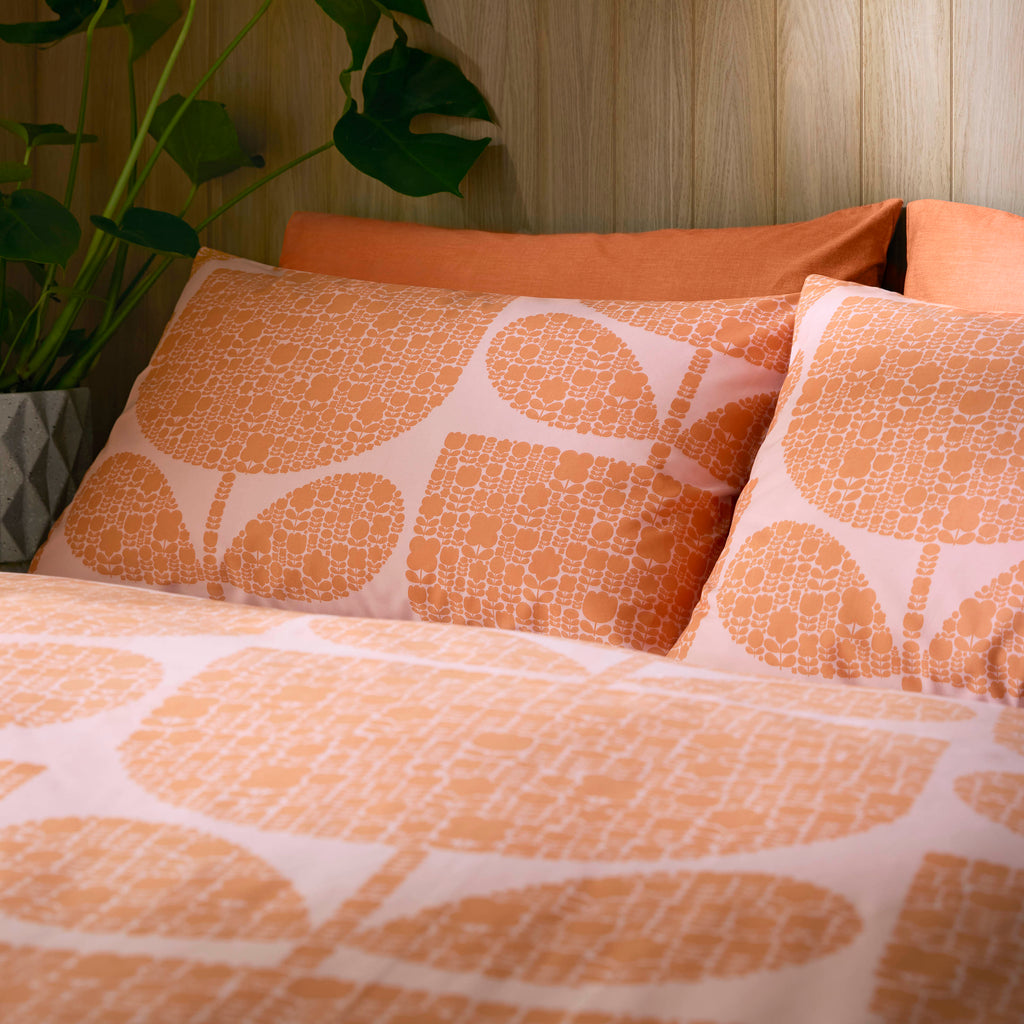 Orla Kiely Block Garden Orange Sorbet Duvet Set