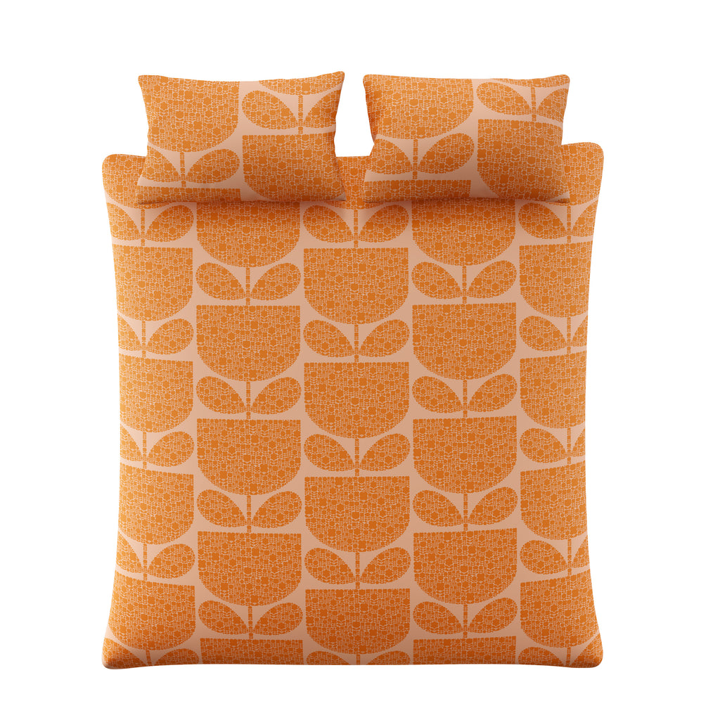 Orla Kiely Block Garden Orange Sorbet Duvet Set