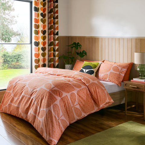 Orla Kiely Block Garden Orange Sorbet Duvet Set