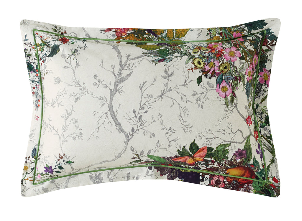 Timorous Beasties Bloomsbury Garden Dove Duvet Set