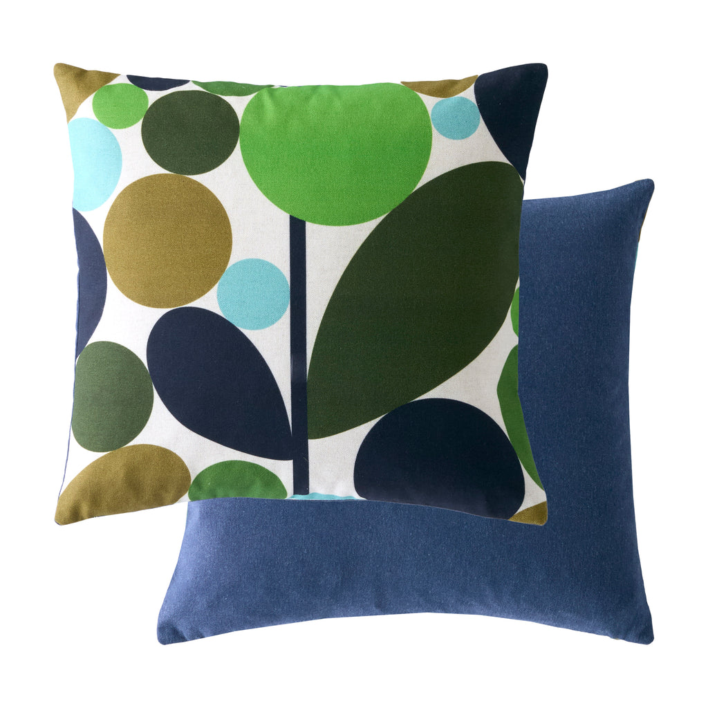 Orla Kiely Bubble Flower 45cm x 45cm Microfibre Filled Cushion