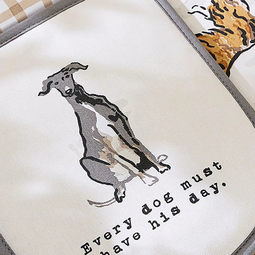 Ulster Weavers Country Dogs Brown Double Oven Glove