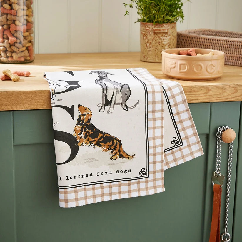 Ulster Weavers Country Dogs Brown Tea Towel