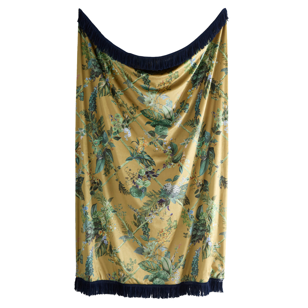 Laurence Llewelyn Bowen Cotswold Fantasia Gold 130cm x 180cm Throw