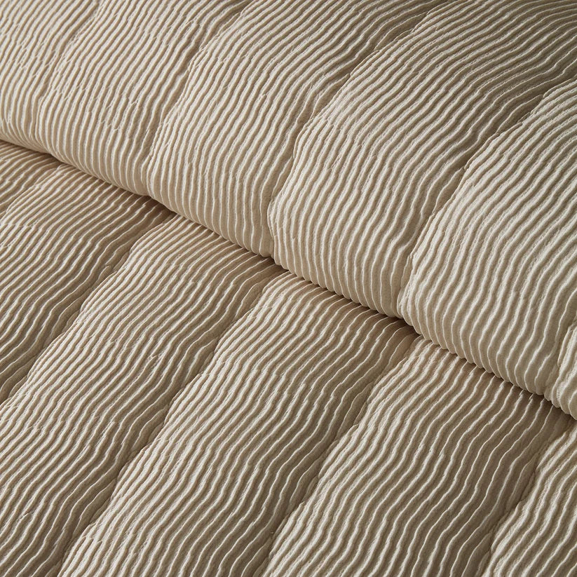 Serene Crinkle Wave Duvet Set
