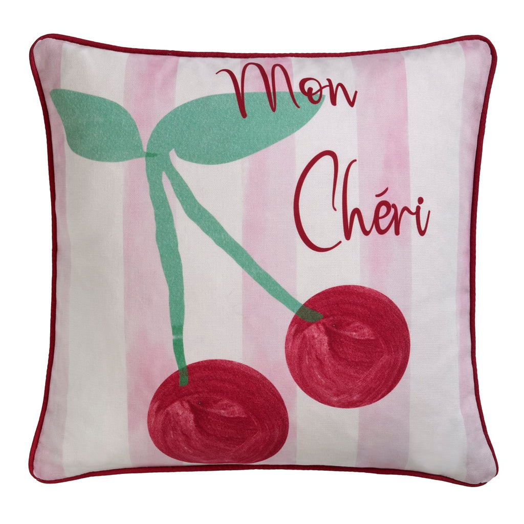 Fusion Outdoor Cherry Pink 43cm x 43cm Cushion