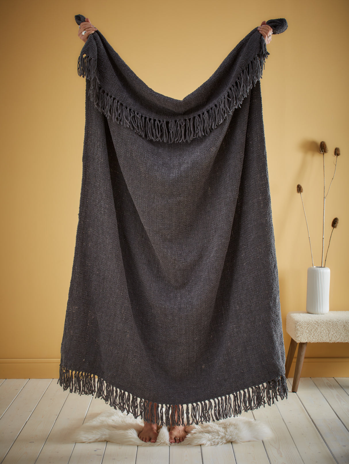 Appletree Loft Chenille 130cm x 180cm Throws