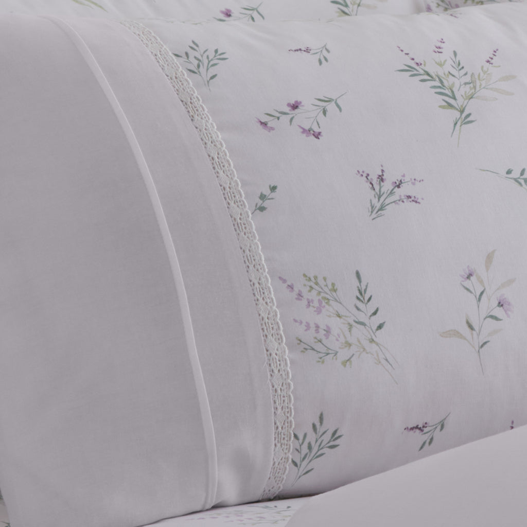 Dreams n Drapes Decorative Chloe Lilac Duvet Set