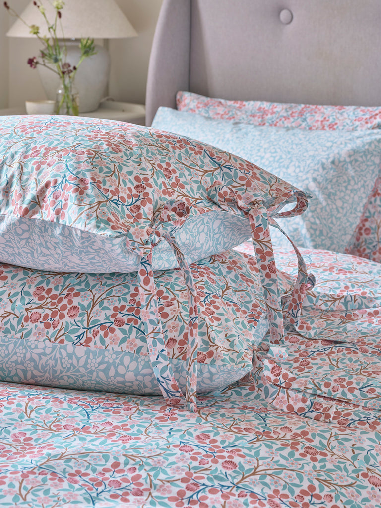 William Morris at Home Clover Powder Blue-Madder Duvet Set