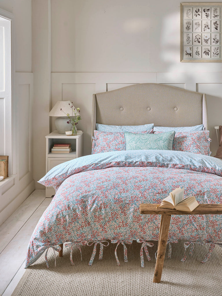 William Morris at Home Clover Powder Blue-Madder Duvet Set