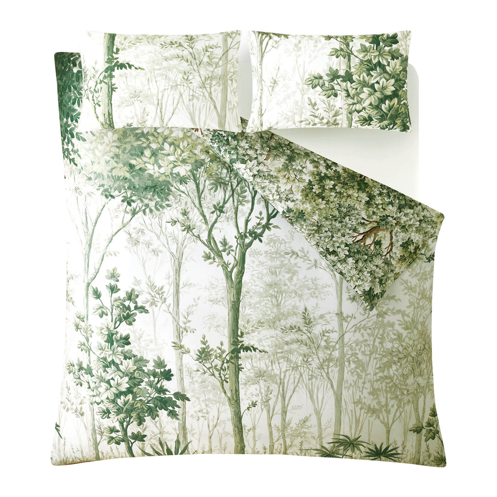 Graham & Brown Coppice Forest Sage Duvet Set
