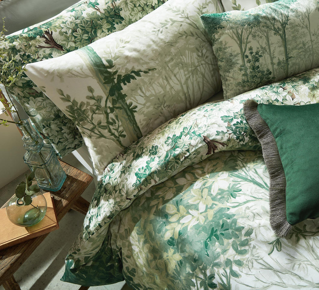 Graham & Brown Coppice Forest Sage Duvet Set