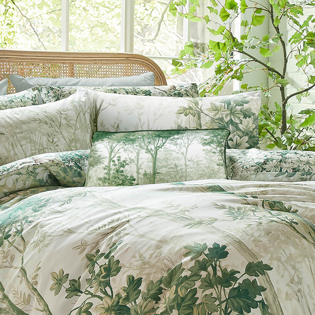 Graham & Brown Coppice Forest Sage Duvet Set