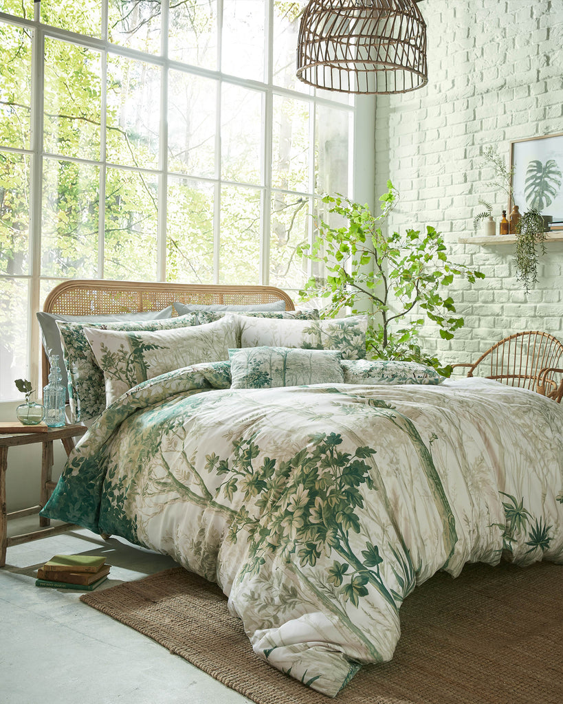 Graham & Brown Coppice Forest Sage Duvet Set