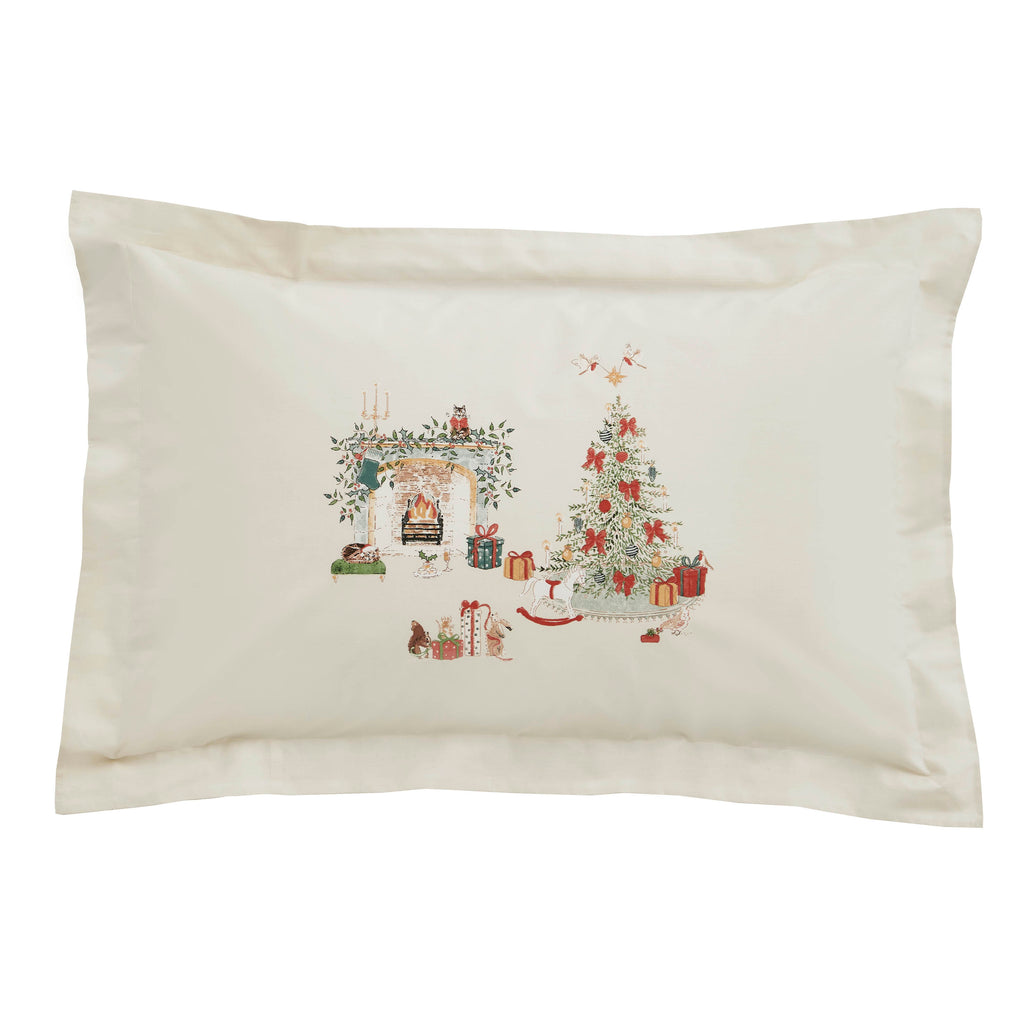 Sophie Allport Cosy Christmas Misty Green Duvet Set