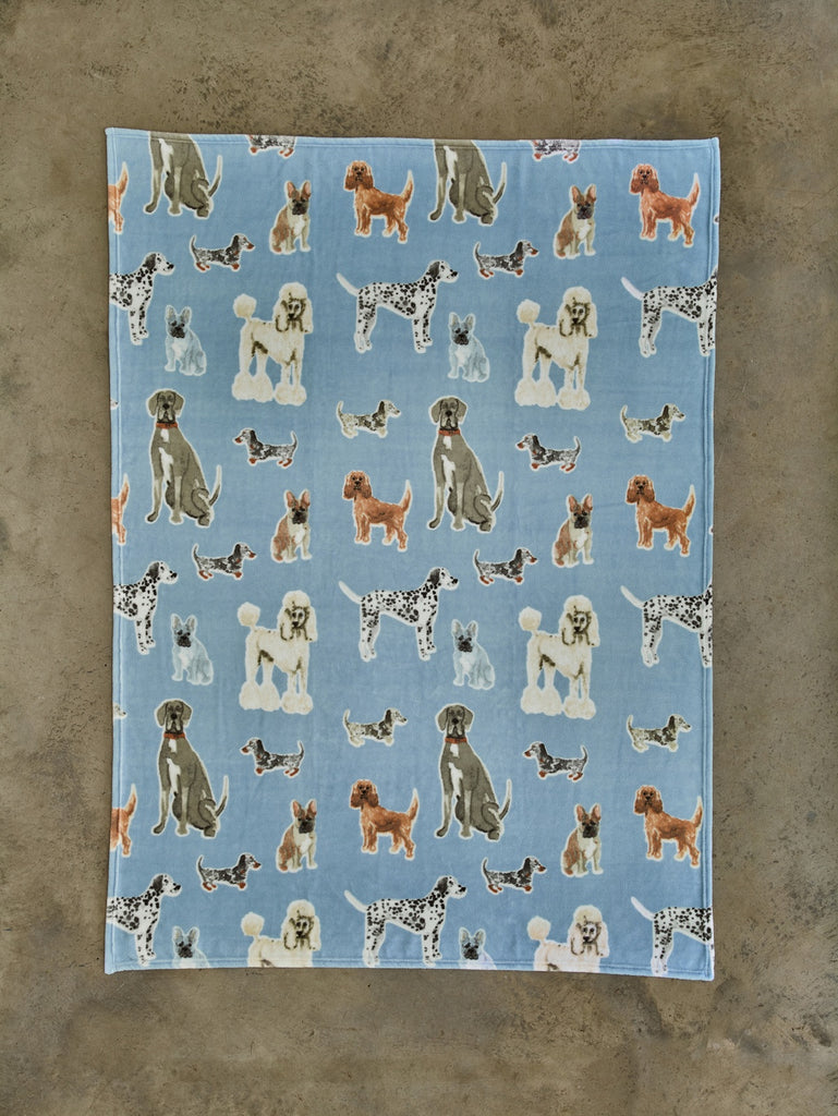 Deyongs Cozy Comforts Blue 130cm x 170cm Fleece Throws