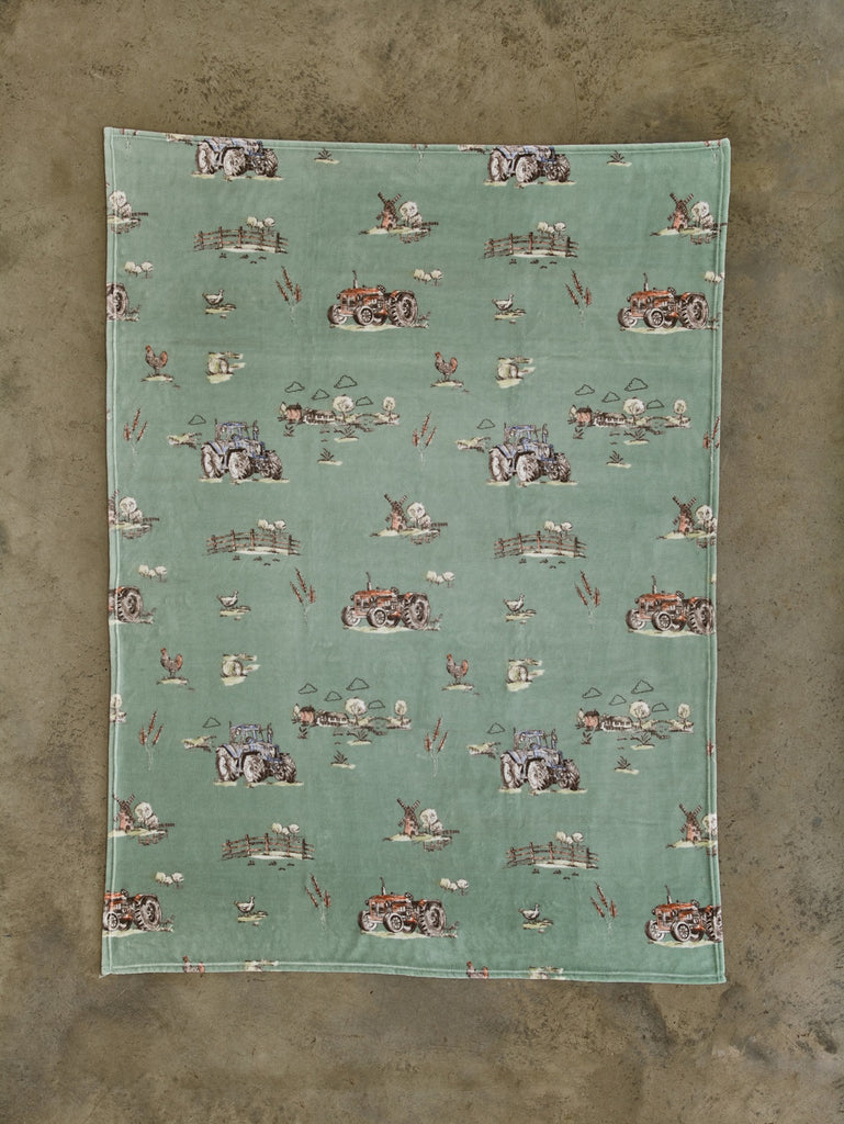 Deyongs Cozy Comforts Farm 130cm x 170cm Fleece Throws