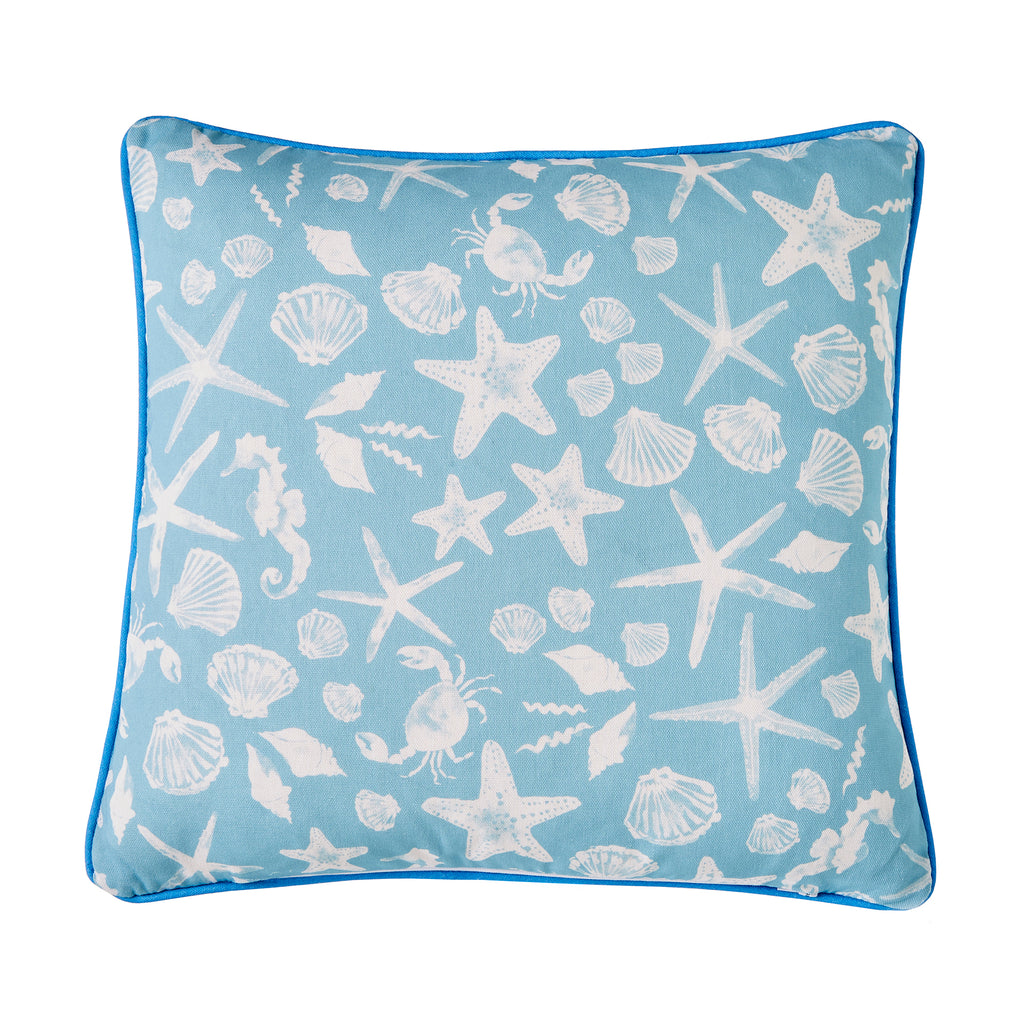 Fusion Outdoor Crab Seafoam 43cm x 43cm Cushion
