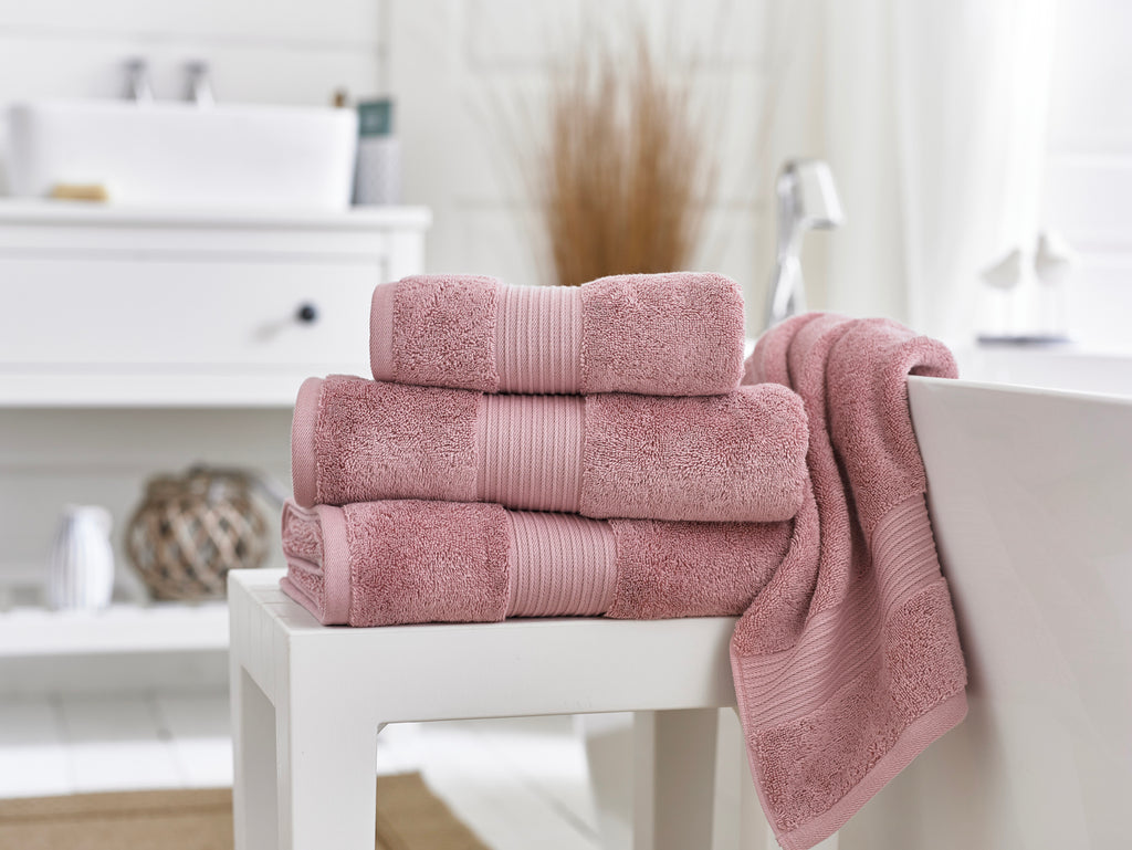 Deyongs Bliss 650gsm 100% Pima Cotton Blush Towels
