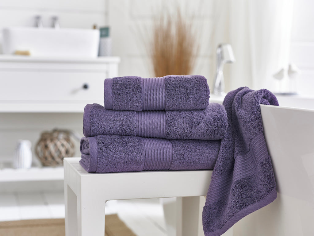 Deyongs Bliss 650gsm 100% Pima Cotton Purple Towels