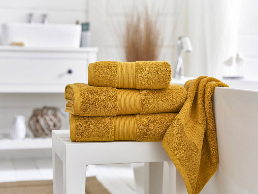 Deyongs Bliss 650gsm 100% Pima Cotton Saffron Towels